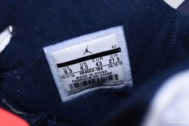 Bmlin 23-Neutral Jordan 384664-104 White Retro Tinker Infrared Grey-Sail 6 Air 0603